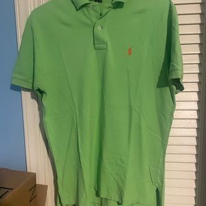 Euc Green Ralph Lauren polo shirt size medium